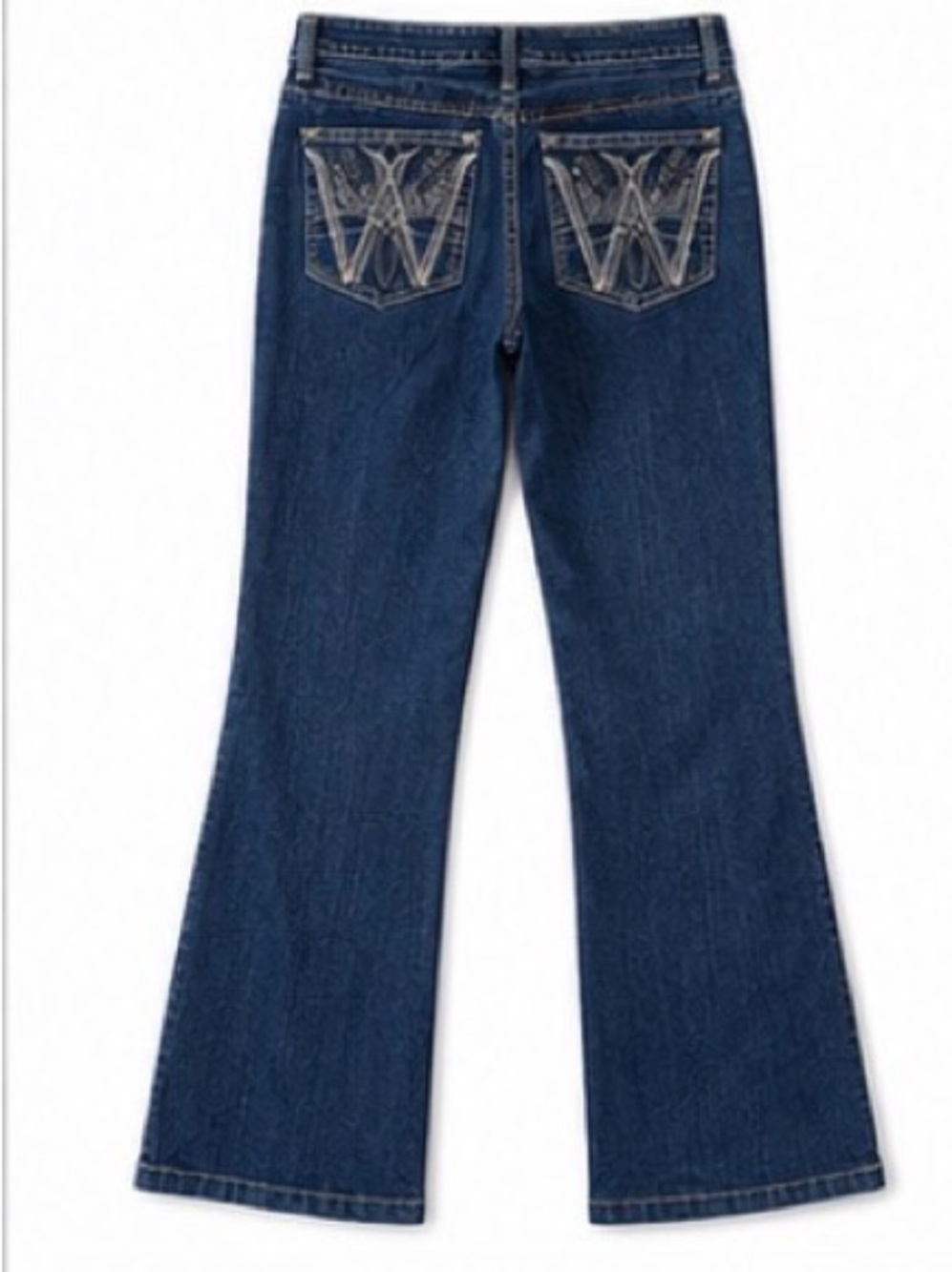 Wrangler Q-Baby No Gap Waistband Embellished Bootcut Jeans